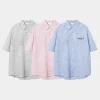 Áo Sơ Mi Ngắn Tay Teelab Local Brand Unisex Studio Oxford Shirt SS052